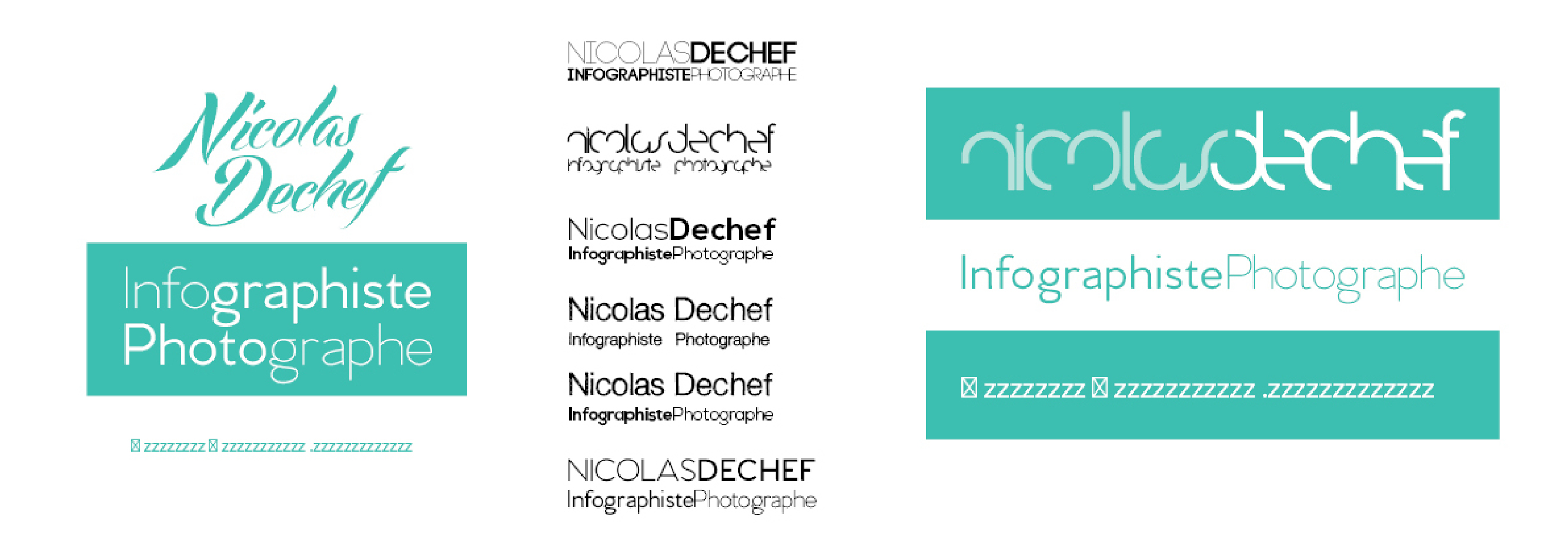 Recherche logo 02, nicolas dechef, infographiste & photographe, Charleroi & Namur (Walcourt)